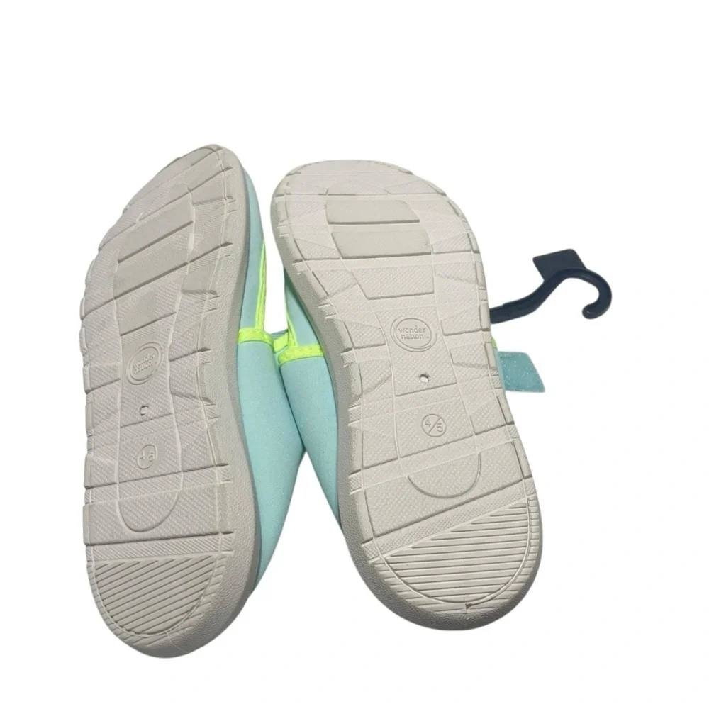 Wonder Nation Kids Water Shoes - Light Green and Neon Yellow - Picture 4 of 8